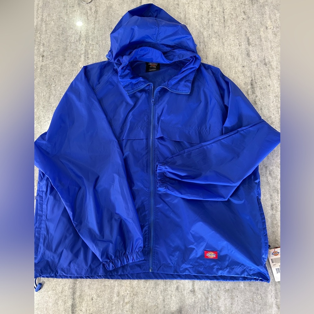 Dickies Blue Windbreaker Jacket Size XX Large